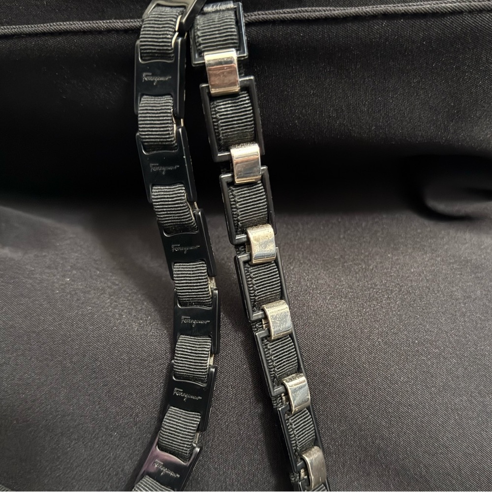 EUC Salvatore Ferragamo Nylon Chain Tote - Picture 6 of 7